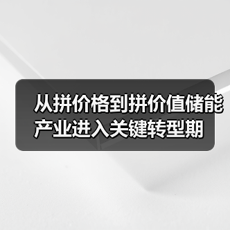 从拼价格到拼价值储能 产业进入关键转型期（图4）