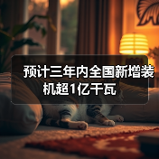预计三年内全国新增装机超1亿千瓦(图1) 预计三年内全国新增装机超1亿千瓦(图1)