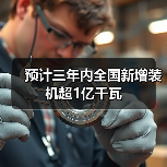 预计三年内全国新增装机超1亿千瓦(图2) 预计三年内全国新增装机超1亿千瓦(图2)