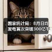 国家统计局:8月日均发电首次突破300亿千瓦时,达302亿千瓦时(图1) 国家统计局:8月日均发电首次突破300亿千瓦时,达302亿千瓦时(图1)