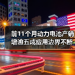 前11个月动力电池产销增逾五成应用边界不断拓展（图3）