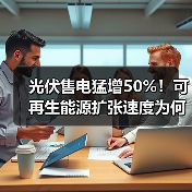 光伏售电猛增50%!可再生能源扩张速度为何加快?(图4) 光伏售电猛增50%!可再生能源扩张速度为何加快?(图4)