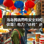 海岛民宿用电安全如何保障?电力“体检”进民宿(图2) 海岛民宿用电安全如何保障?电力“体检”进民宿(图2)