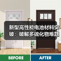 新型高性能电池材料突破:破解多硫化物难题,提升快充与循环稳定性(图1) 新型高性能电池材料突破:破解多硫化物难题,提升快充与循环稳定性(图1)