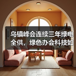 乌镇峰会连续三年绿电全供,绿色办会科技如何实现?(图2) 乌镇峰会连续三年绿电全供,绿色办会科技如何实现?(图2)