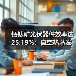 钙钛矿光伏器件效率达25.19%:真空热蒸发技术突破产业化瓶颈(图4) 钙钛矿光伏器件效率达25.19%:真空热蒸发技术突破产业化瓶颈(图4)