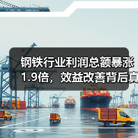 钢铁行业利润总额暴涨1.9倍,效益改善背后真相揭秘(图4) 钢铁行业利润总额暴涨1.9倍,效益改善背后真相揭秘(图4)