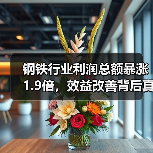 钢铁行业利润总额暴涨1.9倍,效益改善背后真相揭秘(图3) 钢铁行业利润总额暴涨1.9倍,效益改善背后真相揭秘(图3)