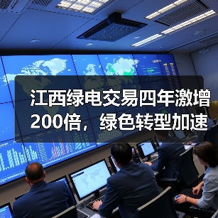 江西绿电交易四年激增200倍，绿色转型加速！（图1）