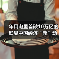 年用电量首破10万亿度 彰显中国经济“新”动能（图1）