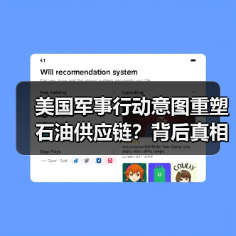 美国军事行动意图重塑石油供应链？背后真相曝光（图1）