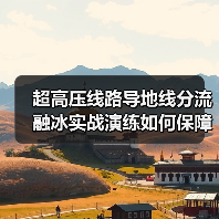 超高压线路导地线分流融冰实战演练如何保障电网安全？（图1）
