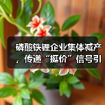 磷酸铁锂企业集体减产，传递“挺价”信号引关注（图4）