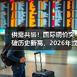 供需共振!国际铜价突破历史新高,2026年或创新高?(图1) 供需共振!国际铜价突破历史新高,2026年或创新高?(图1)