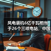 风电装机6亿千瓦相当于26个三峡电站,中国新能源发展有多快?(图2) 风电装机6亿千瓦相当于26个三峡电站,中国新能源发展有多快?(图2)