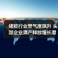 储能行业景气度飙升 头部企业满产释放增长潜力（图1）