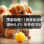 国家铁路11月煤炭运输增长0.3% 冬季保供如何保障?(图1) 国家铁路11月煤炭运输增长0.3% 冬季保供如何保障?(图1)