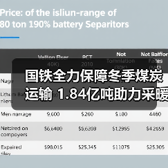 国铁全力保障冬季煤炭运输 1.84亿吨助力采暖发电需求(图3) 国铁全力保障冬季煤炭运输 1.84亿吨助力采暖发电需求(图3)