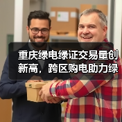 重庆绿电绿证交易量创新高,跨区购电助力绿色转型(图1) 重庆绿电绿证交易量创新高,跨区购电助力绿色转型(图1)