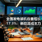 全国发电装机容量增长17.3%:新能源成主力?(图2) 全国发电装机容量增长17.3%:新能源成主力?(图2)