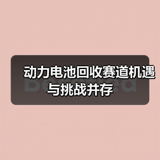动力电池回收赛道机遇与挑战并存（图1）