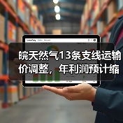 皖天然气13条支线运输价调整，年利润预计缩水3400万（图3）