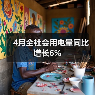 4月全社会用电量同比增长6%(图1) 4月全社会用电量同比增长6%(图1)