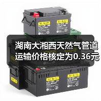 湖南大湘西天然气管道运输价格核定为0.36元/立方米（图4）