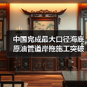 中国完成最大口径海底原油管道岸拖施工突破(图3) 中国完成最大口径海底原油管道岸拖施工突破(图3)