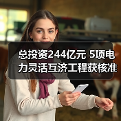 总投资244亿元 5项电力灵活互济工程获核准（图1）