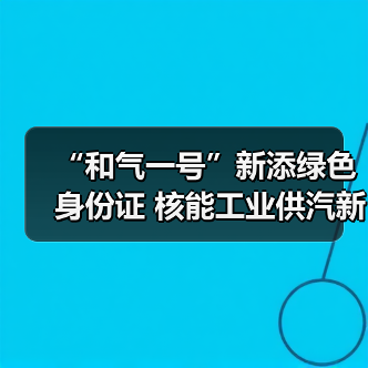 “和气一号”新添绿色身份证 核能工业供汽新成果发布(图4) “和气一号”新添绿色身份证 核能工业供汽新成果发布(图4)