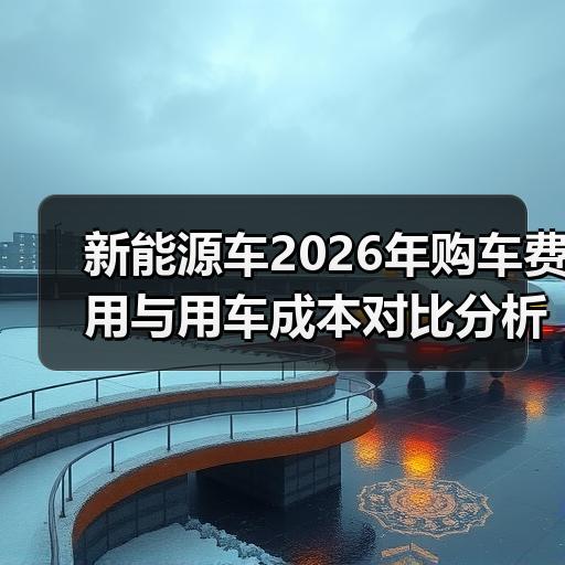 新能源车2026年购车费用与用车成本对比分析